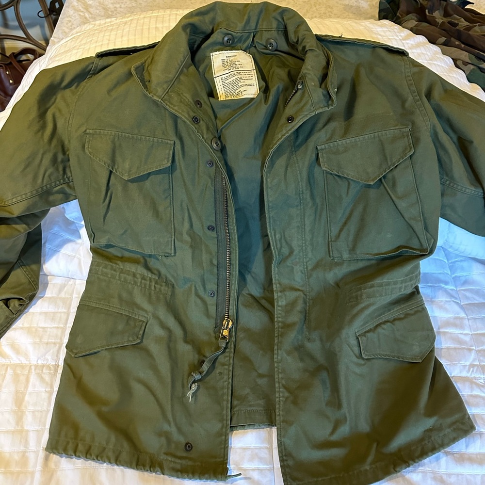 Vintage Military Field Jacket 1980’s Medium Regular